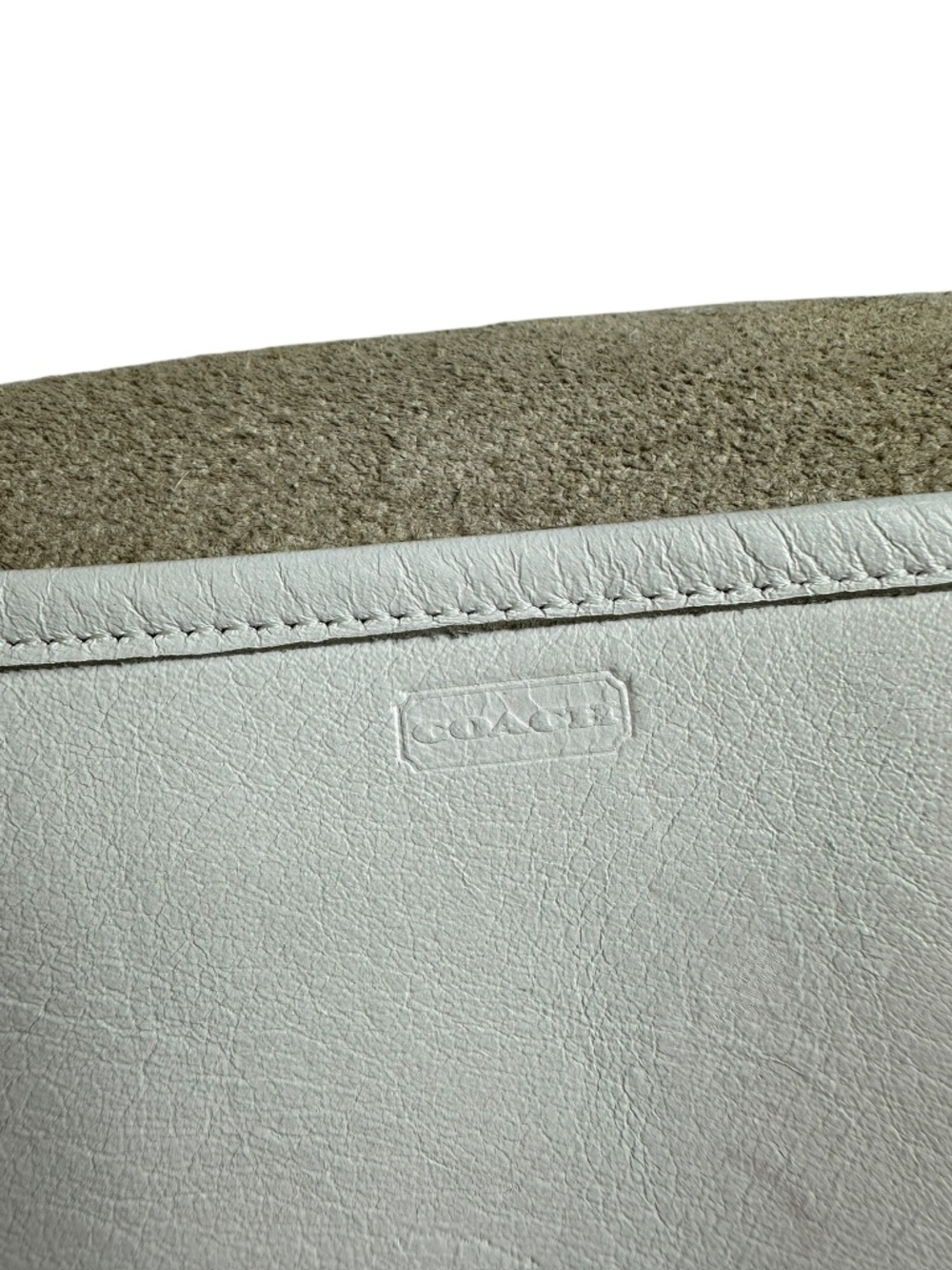 Ultra Rare Vintage COACH Bonnie Cashin Basic White Leather Shoulder Bag 1970s - Picture 12 of 16